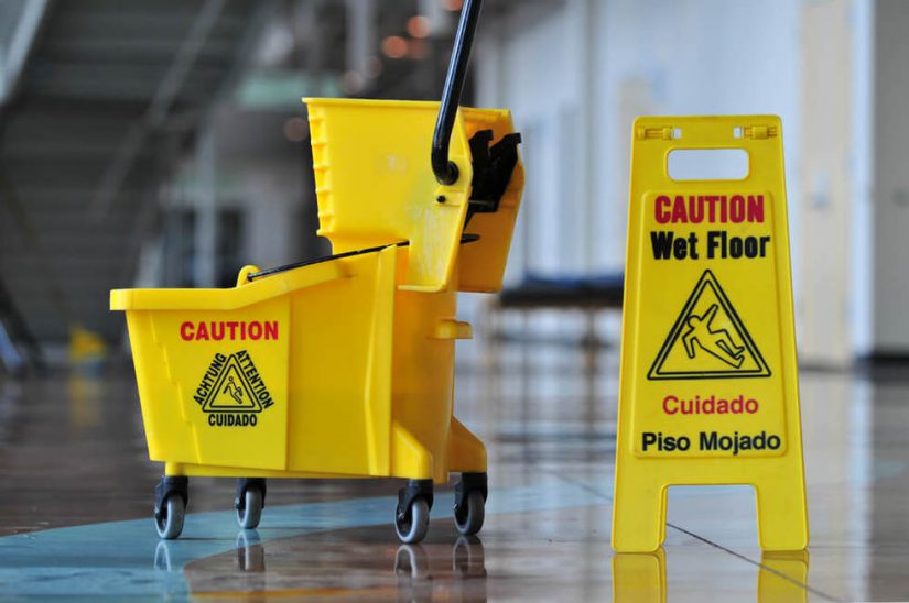 Photo of Slip and Fall Sign