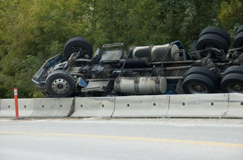 Photo of truck accident