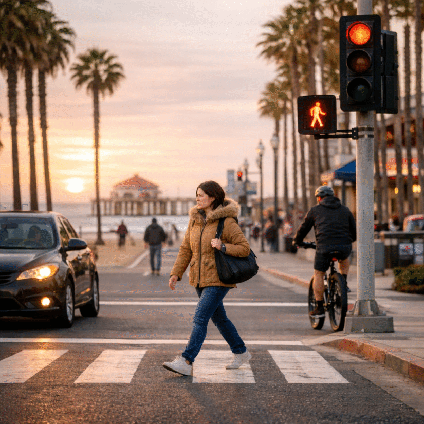 Winter Pedestrian Accidents in Coastal Cities Like Orange County