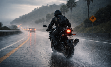 Rainy Season Motorcycle Accidents in CA | Free Consultation