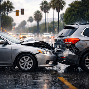 Rainy April Roads in California: How Liability Is Decided After a Car Accident