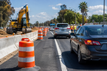 Summer Construction Zone Car Accidents in California