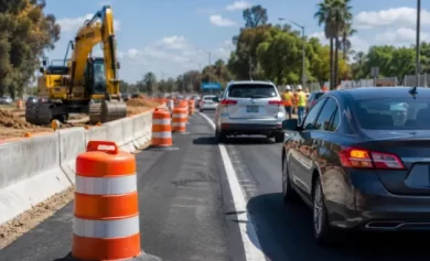 Summer Construction Zone Car Accidents in California
