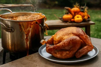 Thanksgiving Kitchen and Turkey Fryer Burns